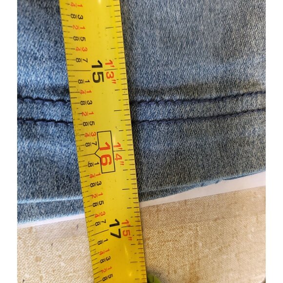 Free People/Urban Outfitters Denim Color Block Mini Skirt Size 8 EUC‎ - Picture 7 of 11